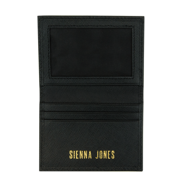 Sienna Jones Card holder - Gold embossed logo