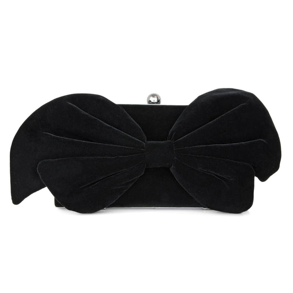 Limited Edition Bow Clutch - Black