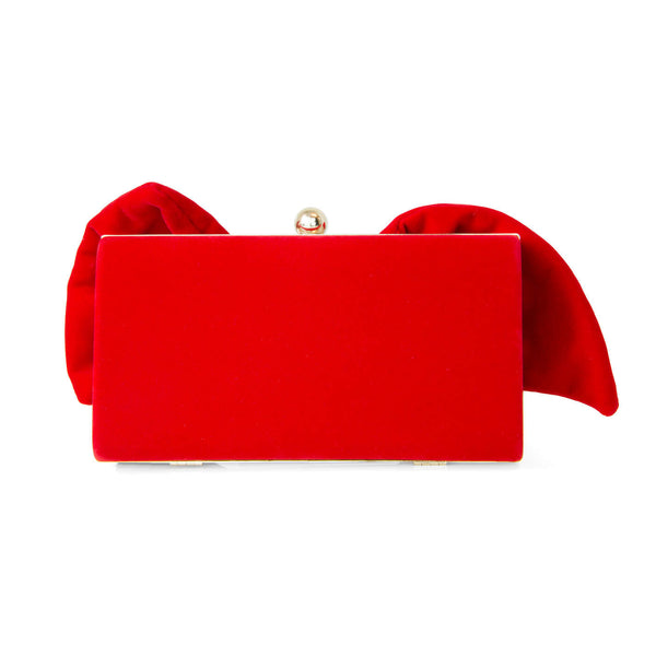 Limited Edition Bow Clutch - Red