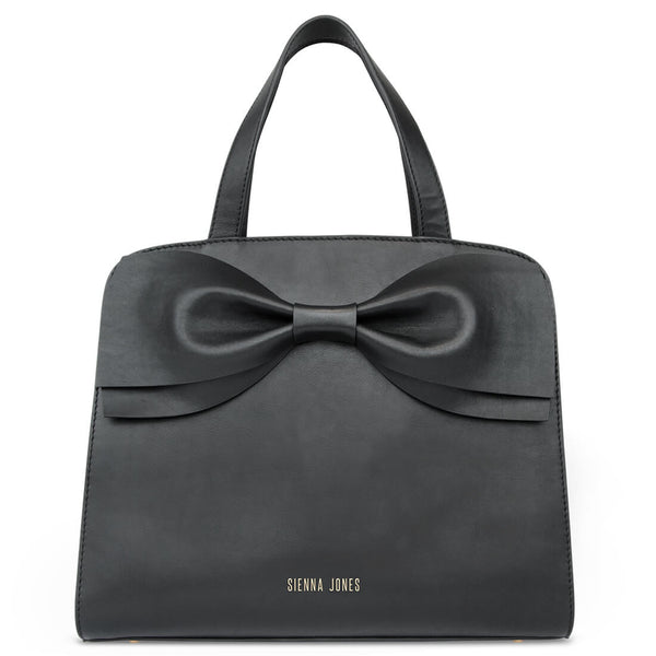 Princess Marina Bow Bag - Raven Black