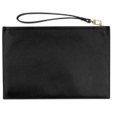 Sienna Jones Classic Pouch  in Black leather - Reverse