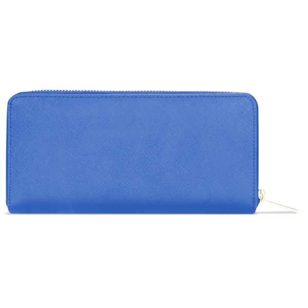 Sienna Jones Zip Around Purse in Blue - Reverse