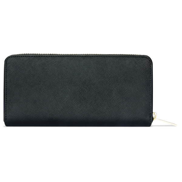 Sienna Jones Zip Around Purse in Black - Reverse