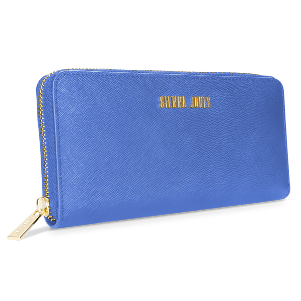 Sienna Jones Zip Around Purse in Blue
