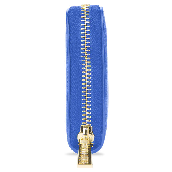 Sienna Jones Zip Around Purse in Blue - Gold zip