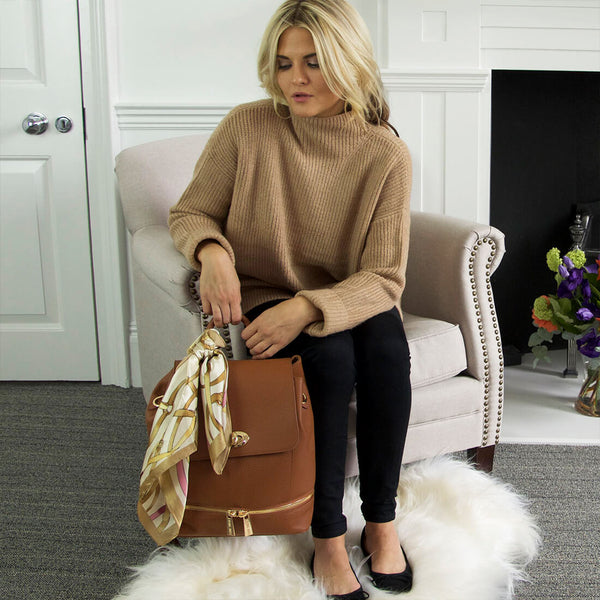 The Classic Backpack - Brown