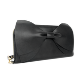 Sienna Jones Marina Clutch in Black leather