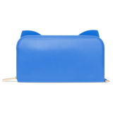 Sienna Jones Marina Clutch in Blue leather - Reverse