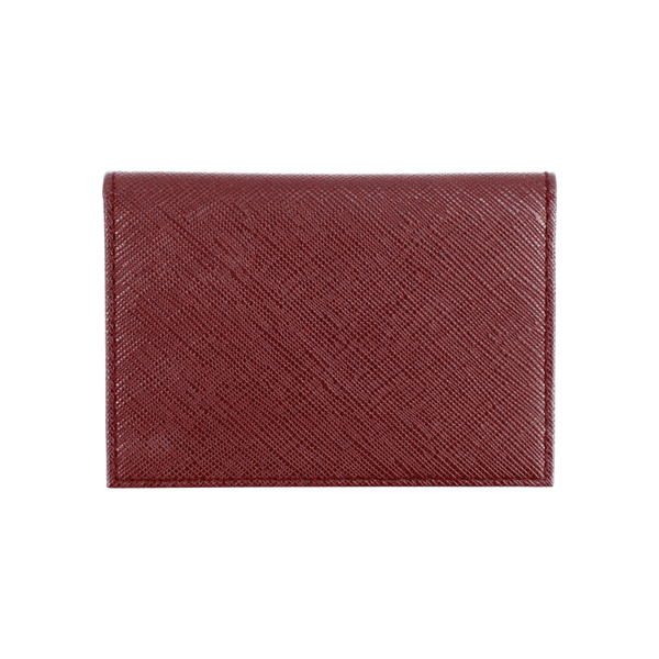 Sienna Jones card holder in red - Reverse