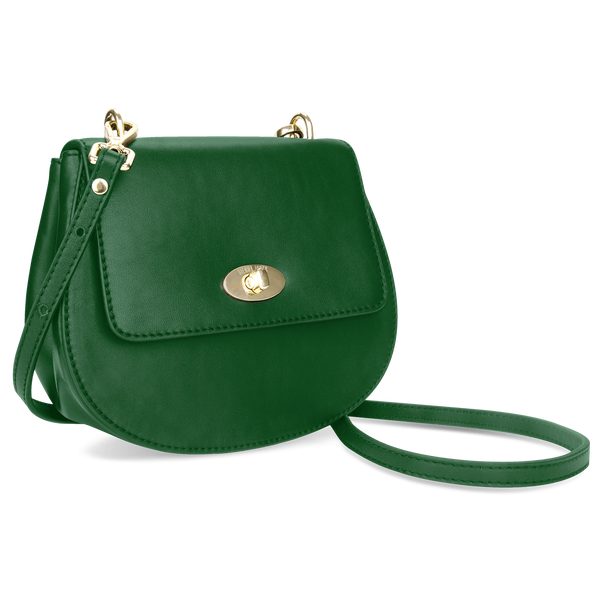 Sienna Jones Cross Body Bag in green - Detachable straps