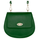 Sienna Jones Cross Body Bag in green leather