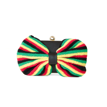 Limited Edition Bow Clutch - Tartan