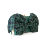 Limited Edition Bow Clutch - Tartan