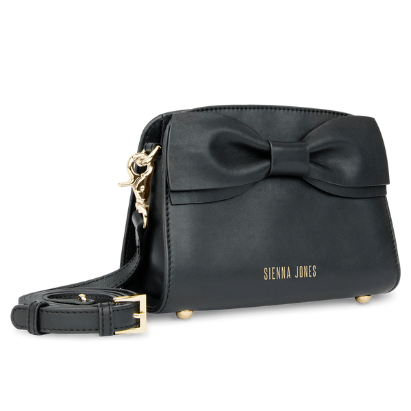 Princess Marina Mini Bow Bag - Raven Black