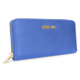 Sienna Jones Zip Around Purse in Blue