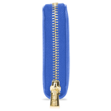 Sienna Jones Zip Around Purse in Blue - Gold zip