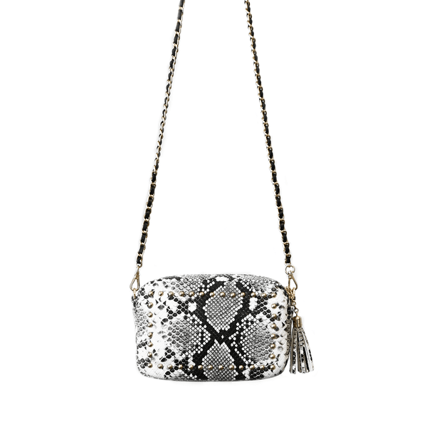Snake print cross body bag online
