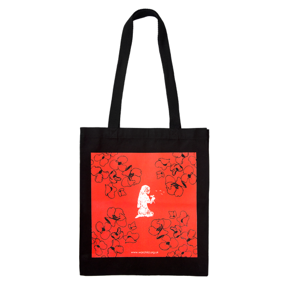 Sienna Jones War Child Tote bag in Black - Front
